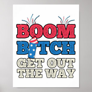 Vuurwerk afvuursysteem directeur Funny Boom 4th of Poster
