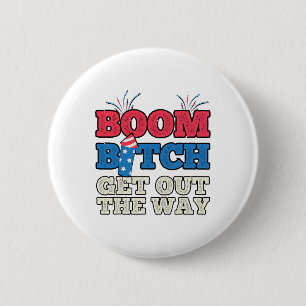 Vuurwerk afvuursysteem directeur Funny Boom 4th of Ronde Button 5,7 Cm