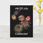 Vuurwerk Amerikaanse Patriottische Kaart (Gele Bloem)