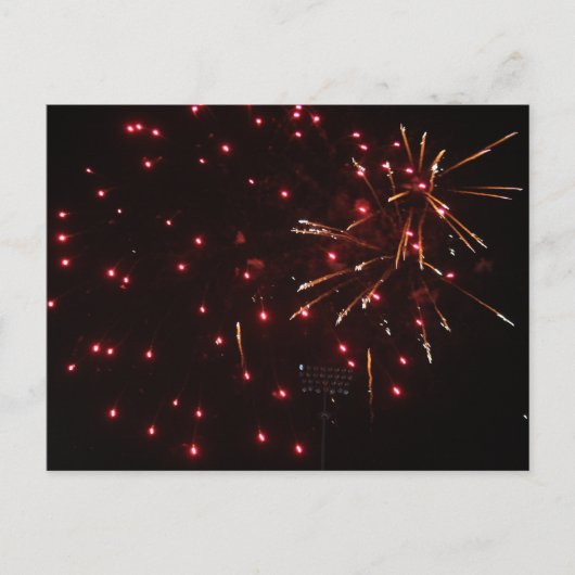 Vuurwerk Ansichten Briefkaart (Voorkant)