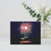 Vuurwerk Ansichtkaart Briefkaart (Staand voorkant)
