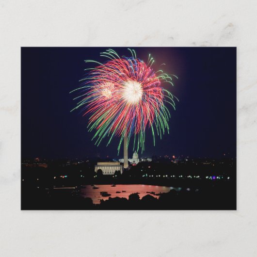 Vuurwerk Ansichtkaart Briefkaart (Voorkant)