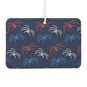Vuurwerk Auto Geurverfrisser (Marineblauw & Rood) Luchtverfrisser