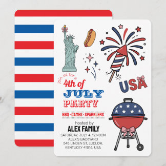 Vuurwerk BBQ Zomerfeest 4 juli Kaart