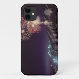 Vuurwerk bij Big Mountain Resort in Whitefish, iPhone 11 Hoesje