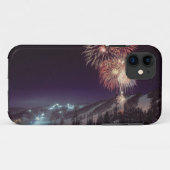 Vuurwerk bij Big Mountain Resort in Whitefish, Case-Mate iPhone Case (Achterkant (horizontaal))