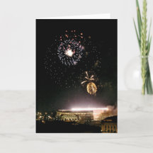 Vuurwerk boven Cleveland Browns Stadium - kaart