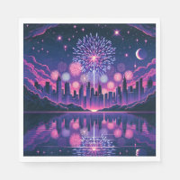 Vuurwerk boven de City Skyline | 4 juli