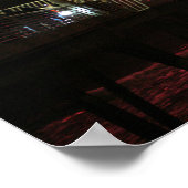 Vuurwerk boven het water poster (Hoek)