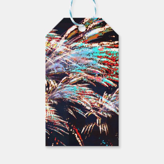 Vuurwerk boven Mt. Olivet Cadeaulabel (Voorkant)