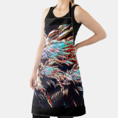 Vuurwerk boven Mt. Olivet Schort (Insitu)