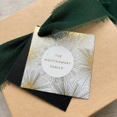 Vuurwerk brandt gouden olie-Labels Bedankjes Labels