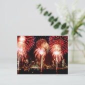 Vuurwerk Briefkaart (Staand voorkant)