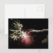 Vuurwerk briefkaart (Voorkant / Achterkant)