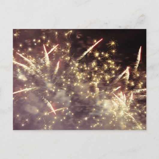 Vuurwerk Briefkaart (Voorkant)