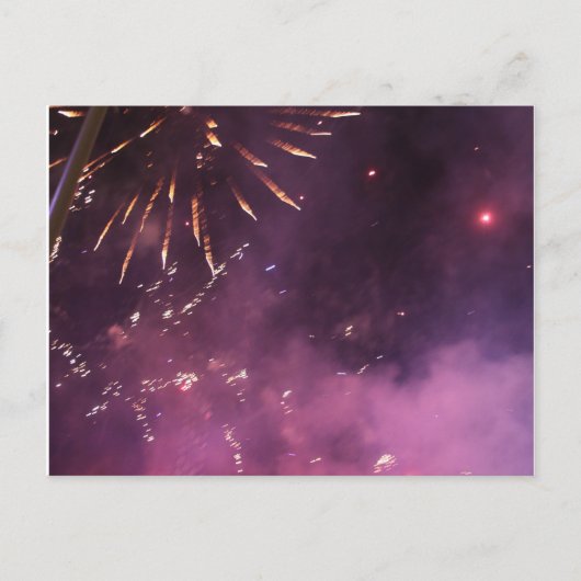 Vuurwerk Briefkaart (Voorkant)