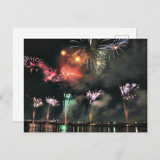 Vuurwerk Briefkaart (Voorkant / Achterkant)