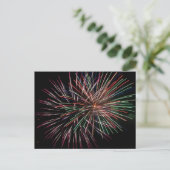 Vuurwerk Briefkaart (Staand voorkant)