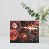 Vuurwerk Briefkaart (Staand voorkant)