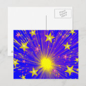 Vuurwerk briefkaart (Voorkant / Achterkant)