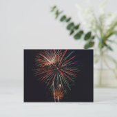 Vuurwerk Briefkaart (Staand voorkant)