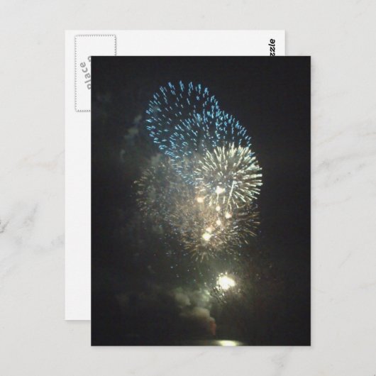 Vuurwerk Briefkaart (Voorkant / Achterkant)