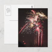 Vuurwerk Briefkaart (Voorkant / Achterkant)