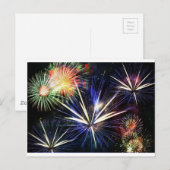 vuurwerk briefkaart (Voorkant / Achterkant)