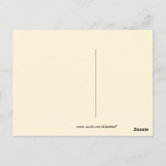 Vuurwerk - Briefkaart (Achterkant)