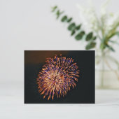 Vuurwerk Briefkaart (Staand voorkant)