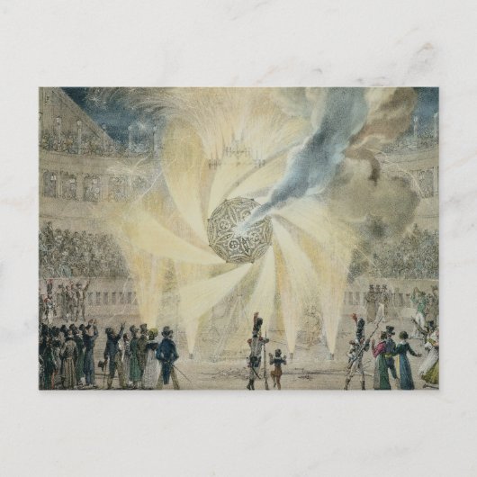 Vuurwerk Briefkaart (Voorkant)