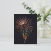 Vuurwerk Briefkaart (Staand voorkant)