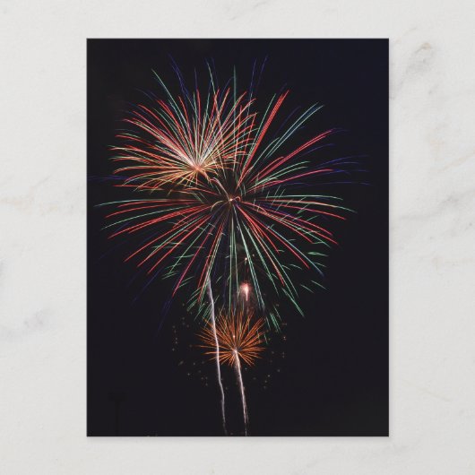 Vuurwerk Briefkaart (Voorkant)