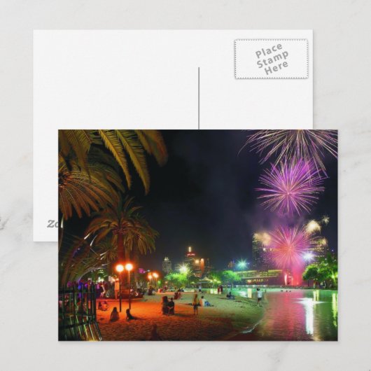 Vuurwerk Briefkaart (Voorkant / Achterkant)