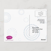 Vuurwerk Briefkaart Onafhankelijkheidsdag (Achterkant)