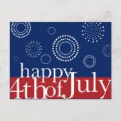  Vuurwerk Briefkaart Onafhankelijkheidsdag (Voorkant)