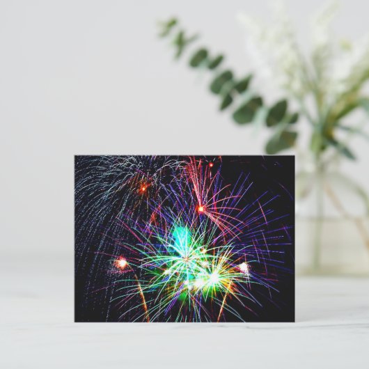 Vuurwerk Briefkaarten (Staand voorkant)