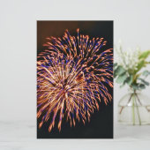 Vuurwerk Briefpapier (Staand voorkant)