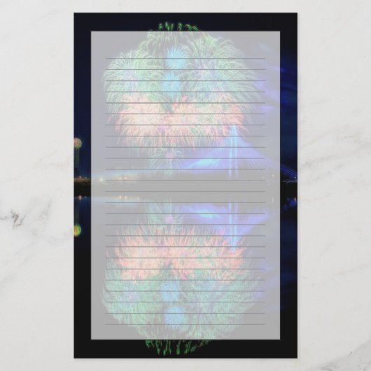 Vuurwerk Briefpapier (Voorkant)