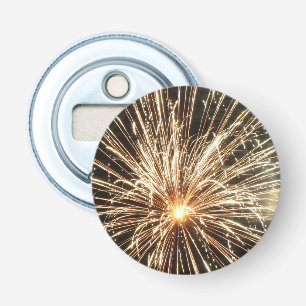 Vuurwerk Button Flesopener