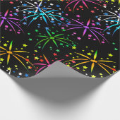 vuurwerk, cadeaupapier (Hoek)
