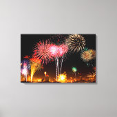 Vuurwerk Canvas Afdruk (Voorkant)