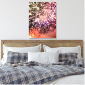 VUURWERK CANVAS AFDRUK (Insitu (Slaapkamer))