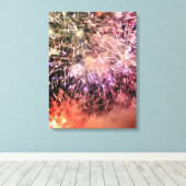 VUURWERK CANVAS AFDRUK (Insitu (Houten vloer))