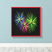 VUURWERK CANVAS AFDRUK (Insitu (Houten vloer))