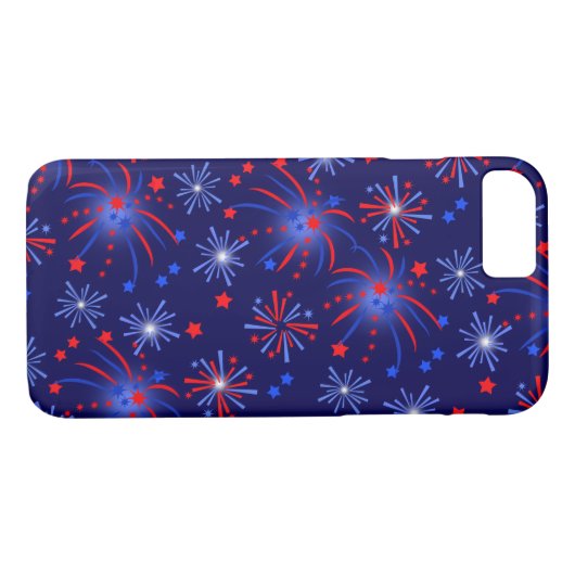 Vuurwerk Case-Mate iPhone Case (Achterkant (Horizontaal))
