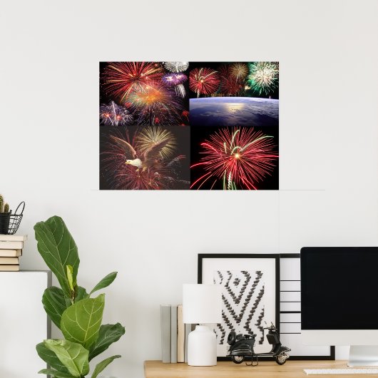 Vuurwerk Collectie Print (Thuiskantoor)