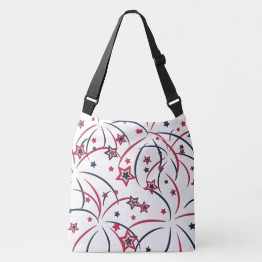 Vuurwerk Crossbody Tas (Voorkant)