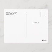 Vuurwerk Dank Je Trouwdag Briefkaart (Achterkant)