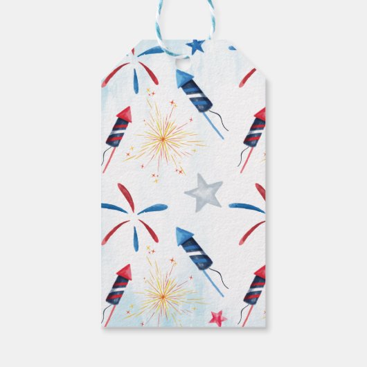 Vuurwerk dank u Label Cadeaulabel (Achterkant)